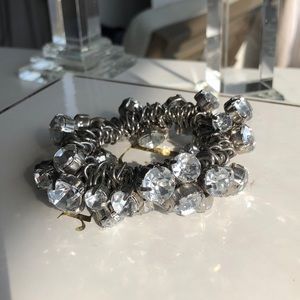 Chunky rhinestone bracelet